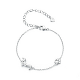 Simple Cute  Silver Bracelet